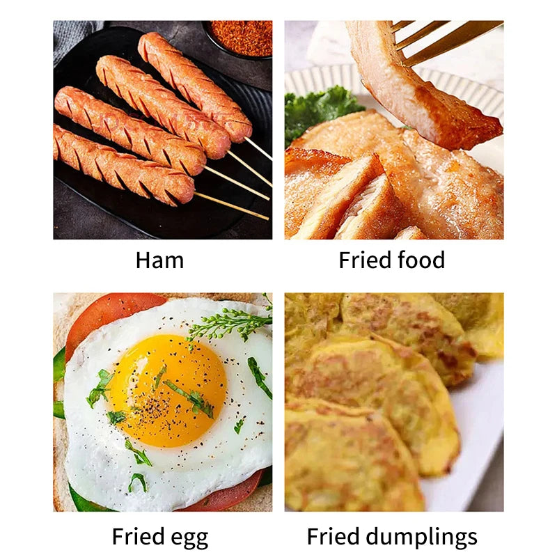 12CM Mini Frying Pan Stainless Steel Non Stick Egg Breakfast Pan