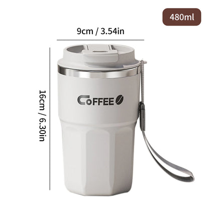 304 Stainless Steel Thermal Bottle 400/480ML Insulated Coffee Mug