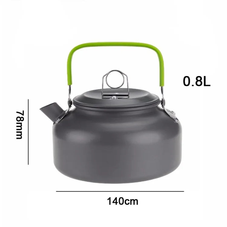 Portable Aluminum Camping Coffee & Tea Kettle Outdoor Cooking Pot
