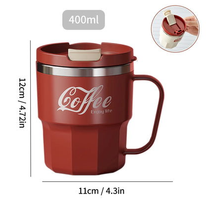304 Stainless Steel Thermal Bottle 400/480ML Insulated Coffee Mug