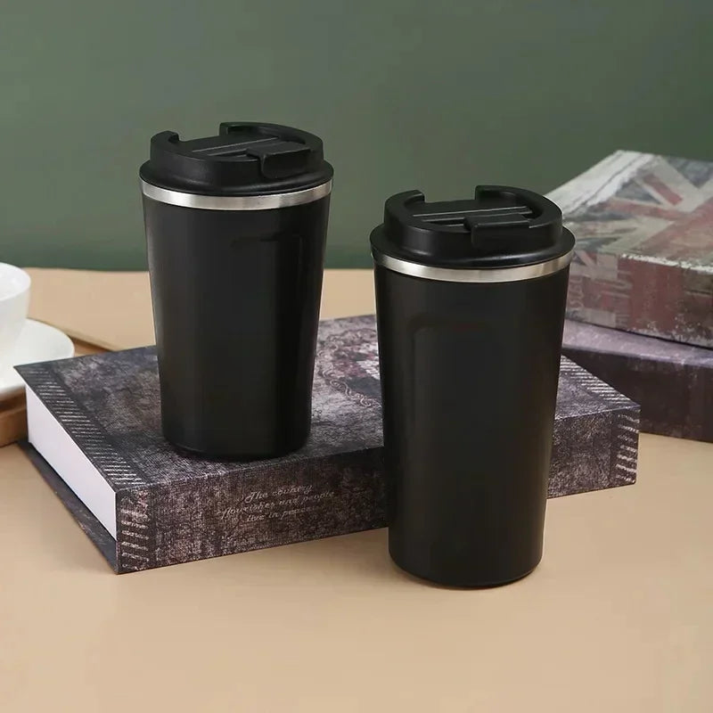 380/510ML Stainless Steel Travel Coffee Cup Leakproof Thermal Mug