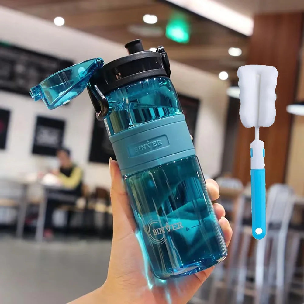500ML Sports Water Bottle Leakproof BPA Free with Tea Filter