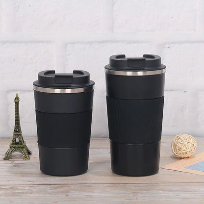 380/510ML Stainless Steel Coffee Cup Non-Slip Travel Thermal Mug