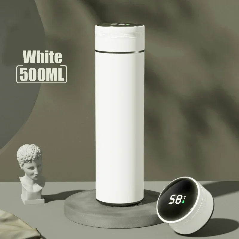 500ML Temperature Display Stainless Steel Smart Thermos Bottle